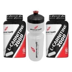 Imagem de Combo 2x L-carnitina 180 Caps 2000mg + Squeeze Bodyaction