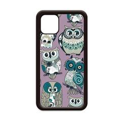 Imagem de Capa de coruja com listras de flores para iPhone 11 Pro Max para Apple Mobile Case Shell