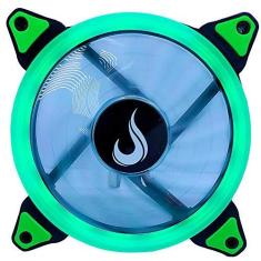 Imagem de Cooler Fan 120mm 12cm LED Verde Rise Mode RM-FN-01-BG