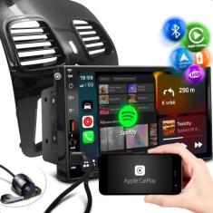 Imagem de Kit Multimidia Carplay Android Auto + Moldura Grand Siena + Câmera - M