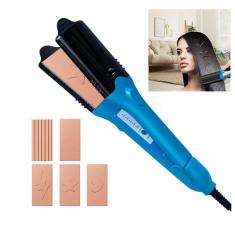 Imagem de Prancha Alisadora Impressao 3D Ceramica Chapinha Cabelo Penteado Desenho Estrela Coraçao Raio Alisamento