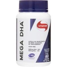 Imagem de Mega DHA Ômega 3 (50% DHA e 10% EPA) 1000mg Vitafor 60 Cápsulas