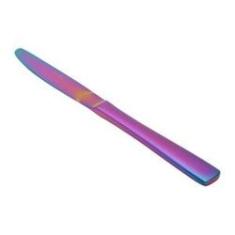 Imagem de Cj 12 Facas De Aço Inox P/mesa Pvd Rainbow Pisa