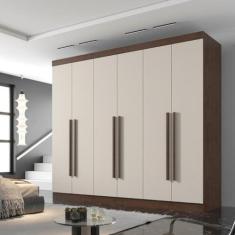 Imagem de Guarda Roupa Casal 6 Portas 6 Gavetas Olímpia New Canion/off White