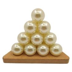 Imagem de Quebra Cabeça Infantil Pirâmide Pérola 20 Mm Madeira - Shoppingnet