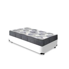 Imagem de Cama Box Solteiro King + Colchão Molas Ensacadas Iso SuperPocket Ortobom 96cm - Suporta até 150Kg