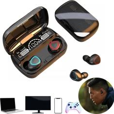 Imagem de Fone De Ouvido Bluetooth Tws M10 Resistente A Água Cor Preto