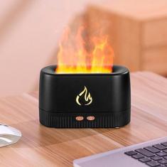 Imagem de Difusor Umidificador Aromoterápia Ultrassônico Efeito Chamas - Relet