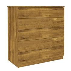Imagem de Cômoda Premium 5 Gavetas Tcil Móveis Ipê Rustic