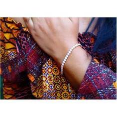 Imagem de Pulseira Folheada a Ouro 18k Modelo Riviera com Zirconias