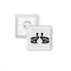 Imagem de Black Rabbits Animal Outline Teclado Mecânico Teclado Mecânico PBT Kit de Atualização para Jogos