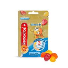 Imagem de Redoxitos Vitamina C, Vitamina D e Zinco, Vitamina Infantil, Vitamina para Crianças com Sabor de Mix de Frutas, 25 gomas.