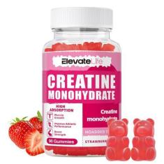 Imagem de Suplemento Gomas De Monohidrato De Creatina Elevatelife 5000 Mg