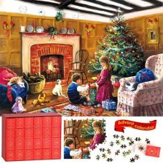 Imagem de Quebra-cabeças do Calendário do Advento TPTAL 1008 peças de Natal