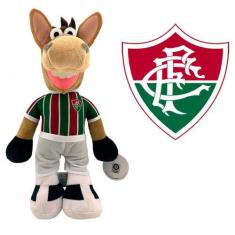 Imagem de Cavalinho do Fantástico Fluminense Pelúcia Fluzão Tricolor Carioca Ori