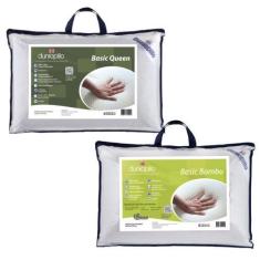 Imagem de Travesseiros Basic Bambu e Basic Queen - Látex - Dunlopillo