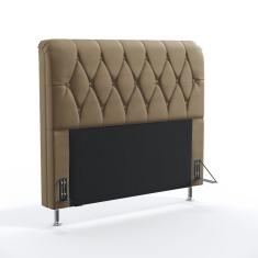 Imagem de Cabeceira Sirius 140 Casal Sued Capuccino Aradecor