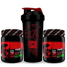 Imagem de Kit 2X Pré Treino Muscle Pump 300G + Coqueteleira - Espartanos Supleme