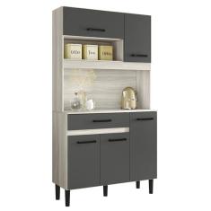 Imagem de Armario Cozinha 5 Portas e 1 Gaveta Magazine 90