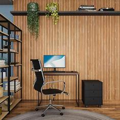 Imagem de Mesa de Escritório Spencer Nogal 90 cm