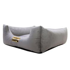 Imagem de Cama Luppet Quadrada Luxo Cinza - Tam. gg