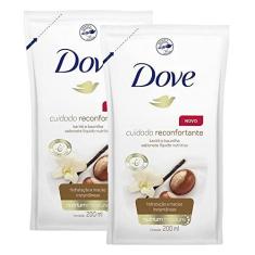 Imagem de Kit 2 Refil Sabonete Líquido Dove Karité e Baunilha 200ml