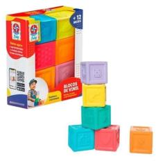 Imagem de Blocos De Vinil De Empilhar Brinquedo Educativo Estrela