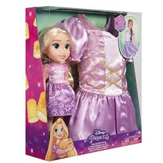 Imagem de Boneca Princesas Disney Rapunzel com Fantasia Infantil Multikids - BR1933