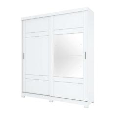 Imagem de Guarda-Roupa Casal Com Espelho Turin Flex 2 Pt 3 Gv Branco
