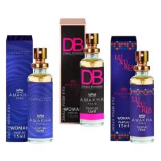 Imagem de Kit 3 Perfume Feminino Amakha Paris Hypnotize Luxuria db