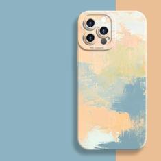 Imagem de Capa de pintura em aquarela para iPhone 11 12 13 14 Pro Max Mini XR XS X 7 8 Plus SE 2020 Rainbow à prova de choque Soft Tpu Silicone Cover, 8, para iphone SE 2020