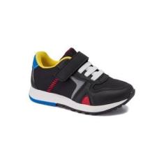 Imagem de TÊNIS INFANTIL KLIN WALK MINI PRETO CALÇAR FÁCIL 216116000-Masculino