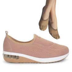 Imagem de Tênis Modare F Slip On Linho Ultraconforto 7320.217+2P de Meias Color Sports Sapatilha 9055