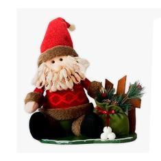 Imagem de Decoração Boneco Natal Papai Noel Tecido Natalino 25cm