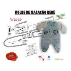 Imagem de Molde Macacão bebê, Modelagem&Diversos, Tamanhos Rn A 12 anos