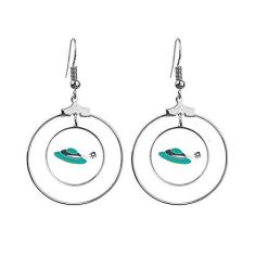 Imagem de Universo Alienígena Monstro UFO Brincos Pendentes Joias Círculo Drop