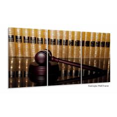 Imagem de Quadro Decorativo Direito Juiz 120x60 em Tecido
