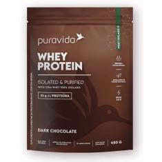 Imagem de Whey Protein Isolado- Dark Chocolate- 450g- Pura Vida 