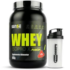 Imagem de Kit Academia Whey Protein 900g + Coqueteleira Shaker-Unissex