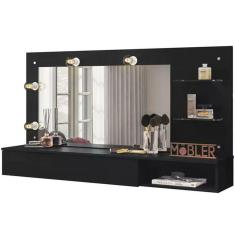 Imagem de Penteadeira Camarim Suspensa 3003031 Preto Mbl Preto