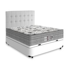 Imagem de Cama Box Ba  + Cabeceira Cassis E Colch o Casal - Probel - Ev