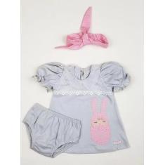 Imagem de Roupa Fantasia Metoo Cinza Boneca Angela Mesversario - Dg Baby Kids, G