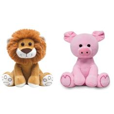 Imagem de Pelúcias para Bebês e Decoração Leão Porquinho Buba