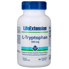 Imagem de L Triptofano Tryptophan 500Mg (90 Vcaps) Life Extension