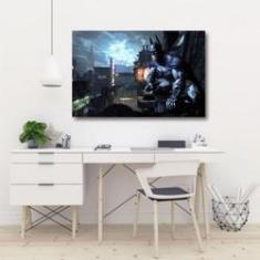 Imagem de Quadro decorativo Batman Gotham City - Tela em Tecido