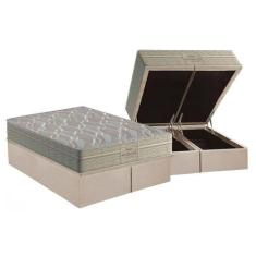 Imagem de Cama Box Baú King: Colchão Anatômico Probel D45 / Ep Firmepedic Prodor