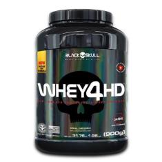 Imagem de Whey Zero Lactose 4Hd (Com Lactase) Pote 900G - Black Skull