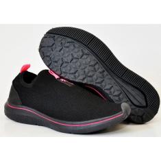 Imagem de Slip On Tênis Meia Califórnia Shoes Feminino Leve e Macio Sem Cadarço