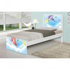 Imagem de Cama Solteiro Pipas Com Colch o