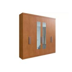 Imagem de Guarda Roupa Casal 6 Portas E 3 Gavetas C Espelho Ph1127 Carvalho Herval